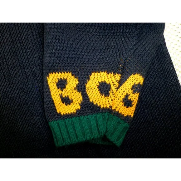 VTG Snoopy & Friends Halloween Boo Sweater Medium Made In USA Ghost & Haunted Ho - Picture 9 of 10